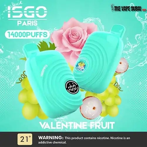 ISGO PARIS 14000 PUFFS DISPOSABLE VALENTINE FRUIT