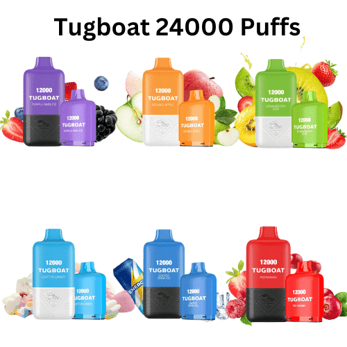 New Tugboat Super Kit 24000 Puffs Dubai Disposable Vape AE