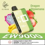 New Elf Bar EW9000 Dragon Strawnana Disposable Pods & Kit in Dubai _ vape shop near to me