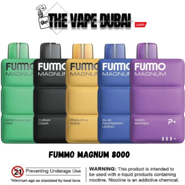 New FUMMO Magnum 8000 Puffs Disposable Vape in Dubai