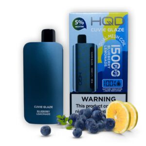 New HQD Cuvie Glaze 15000 Puffs Blueberry Lemonade Disposable Vape in Dubai _ HQD Black Diamond flavor