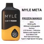 New Myle Meta 9000 Puffs Frozen Mango Disposable Vape in Dubai