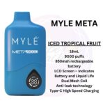 New Myle Meta 9000 Puffs Iced Tropical Fruit Disposable Vape in Dubai