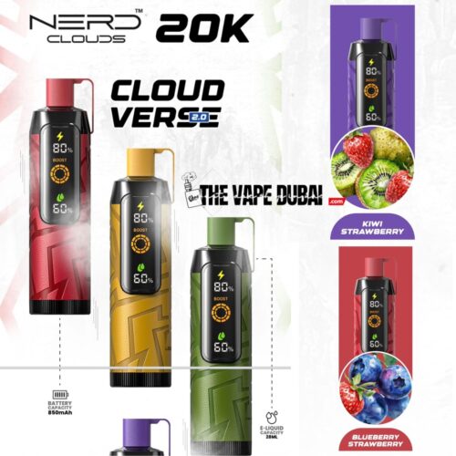 New NERD Clouds 20000 Puffs Disposable Vape In Dubai