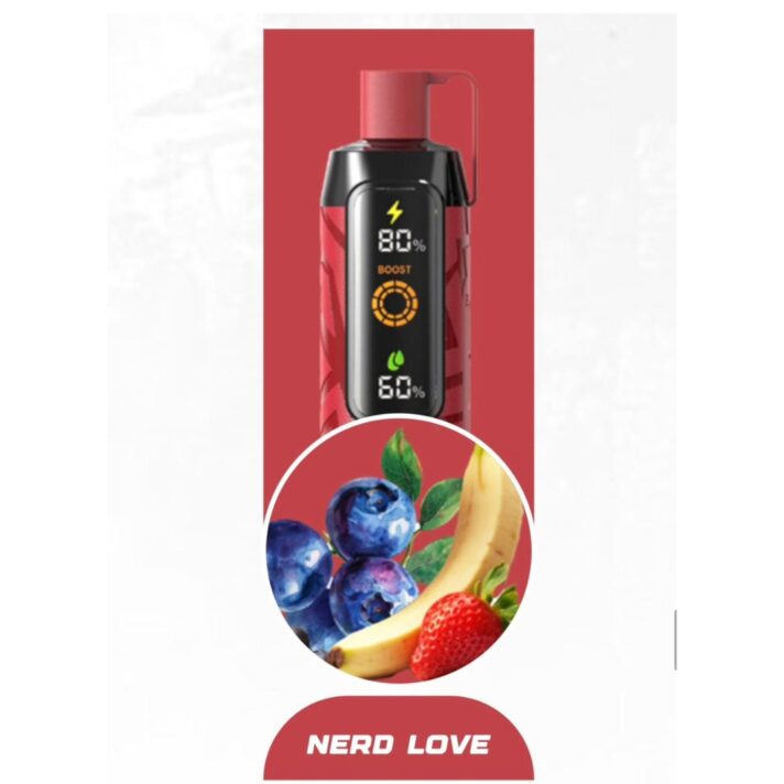 New NERD Clouds 20000 Puffs Nerd Love Disposable Vape In Dubai