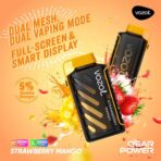 New VOZOL Gear Power 20000 Puffs Strawberry Mango Disposable Vape in Dubai