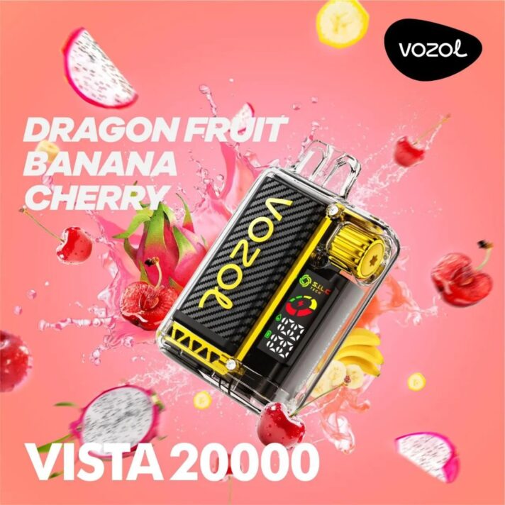 New Vozol Vista 20000 Puffs Dragon Fruit Banana Cherry Disposable Vape in Dubai _ vozol vista 20000 _ vozol vista 20000 puffs _ vozol vista 20000 vape rechargeable _ vozol vista 20000 vape _ vozol vista price _ vozol vista 20k _ vozol vista 20000 vzbull _ vozol vista 20000 price