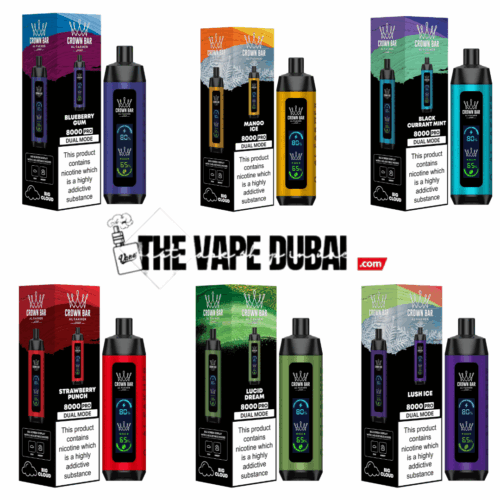 Al Fakher Crown Bar Pro 8000 Puffs Vape In Dubai Vape Shop Near Me Disposable Vape Vape Uae 11