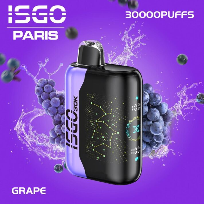 New Isgo Paris X 30000 Puffs Disposable Vape In Dubai Vape Shop Near Me Disposable Vape Vape Uae 3